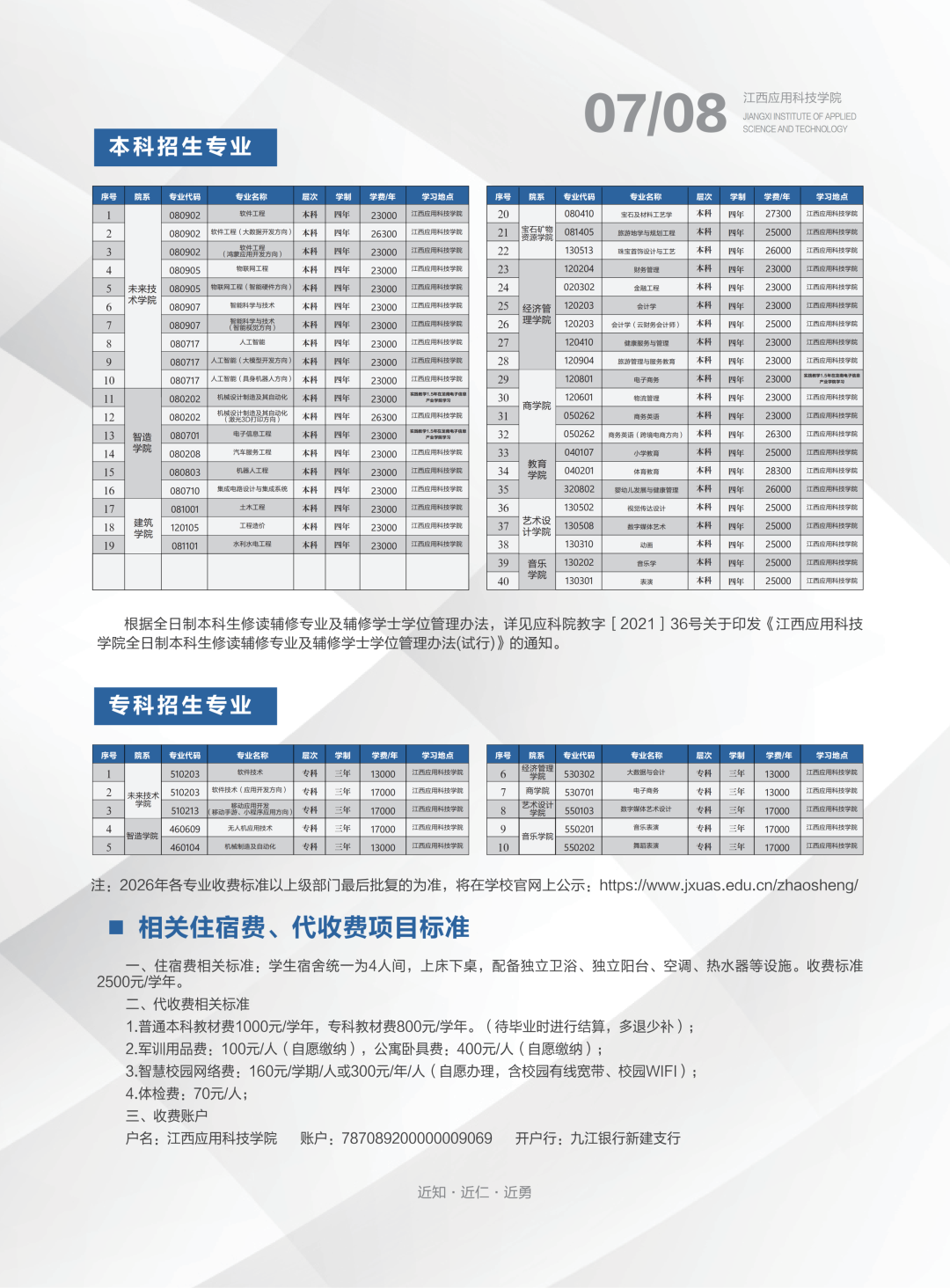 江西应用科技学院2026年招生简章
