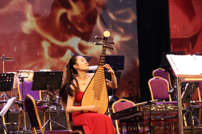 江西应用科技学院举办国庆中秋民乐演奏会